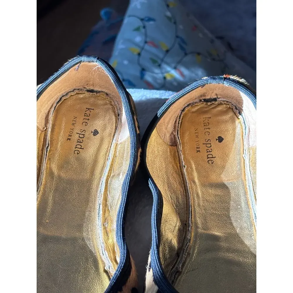 Kate Spade New York
Ponyhair Leopard Print Ballet Flats 8 Flexible Comfort Shoe - Picture 10 of 14